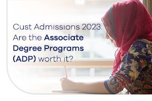 ADP degree at cust admissions 2023