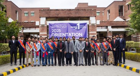 CUST welcomes new students –  An orientation session for the new students enrolled in Spring 2025 semester