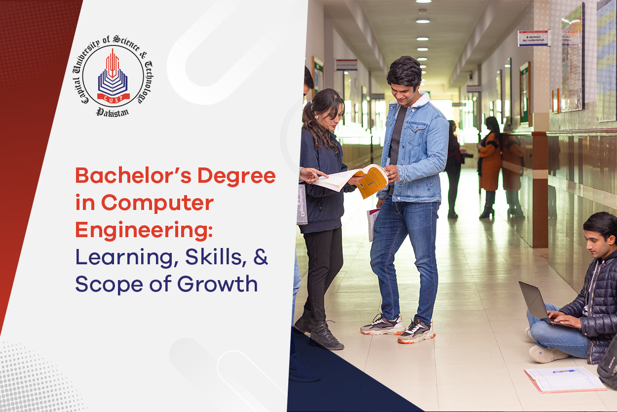 bachelor's degree in computer engineering at CUST