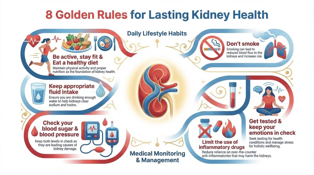 8 Golden Rules for Lasting Kidney Health on world Kidney Day 2026